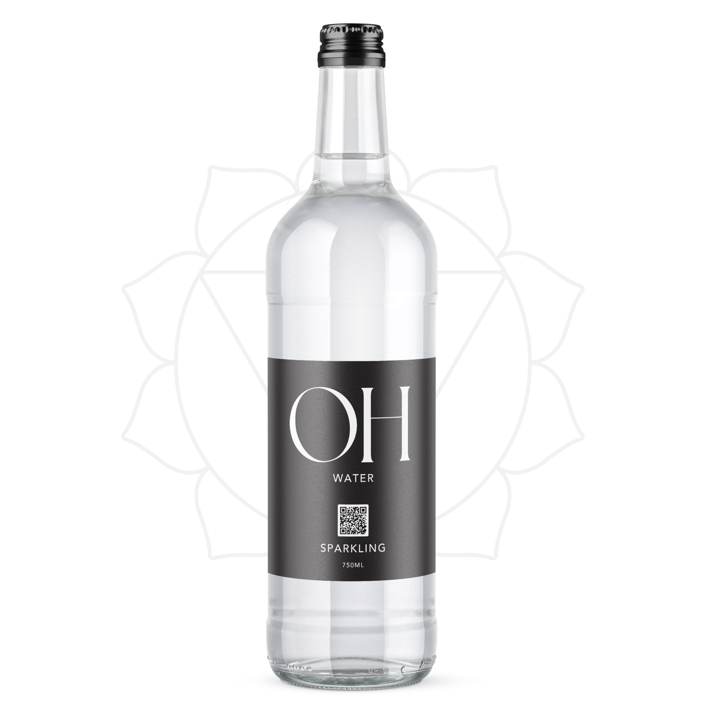 12 Bottles of 528Hz Harmonically Treated Sparkling Spring Water