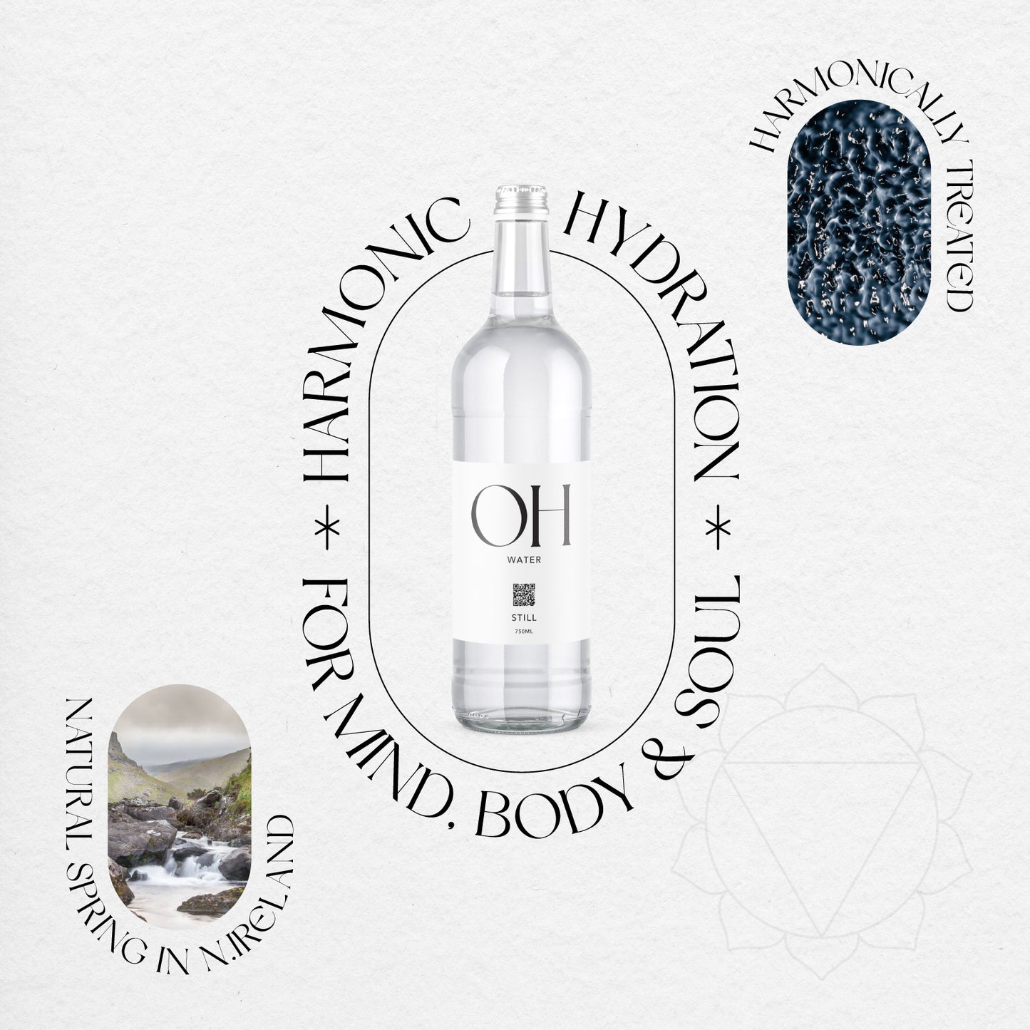 12 Bottles of 528Hz Harmonically Treated Still Spring Water